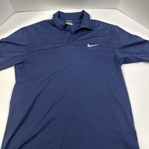 Nike Golf Dri-FIT Polo Shirt Men’s S Blue Performance Short Sleeve